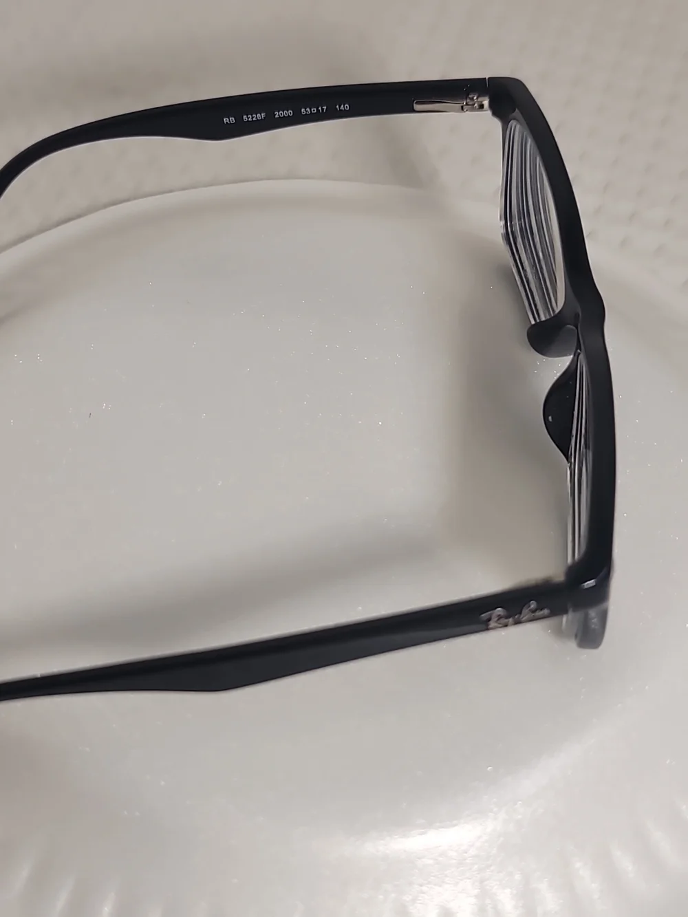 Ray-Ban Men's Black Sunglasses - Classic Logo Temple only the frames